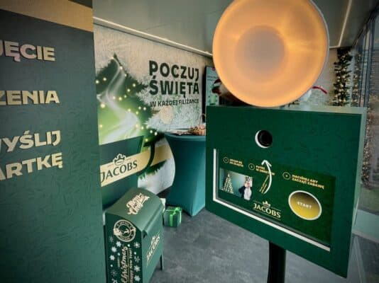Fotobudka Jacobs w Arkadii w Warszawie