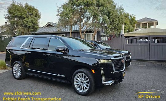 Pebble Beach transportation with luxury chauffeur service by SFDRIVEN