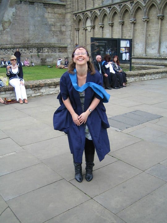 My OU graduation at Ely Cathedral