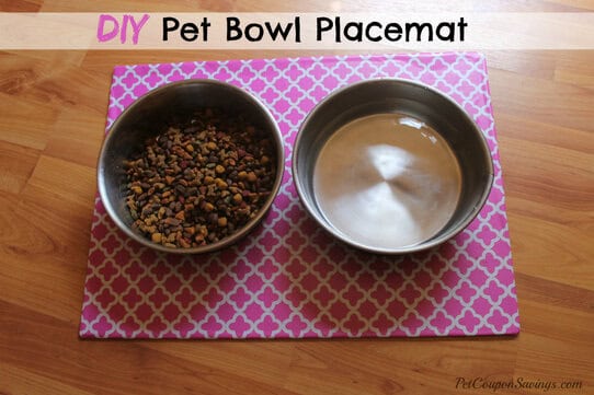 DIY Pet Bowl Placemat