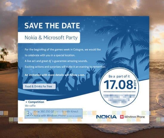 microsoft nokia event invite