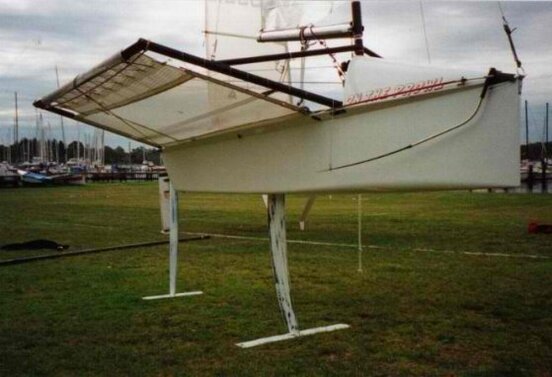 how moths are real foilers and the America's cup cats are fakes.