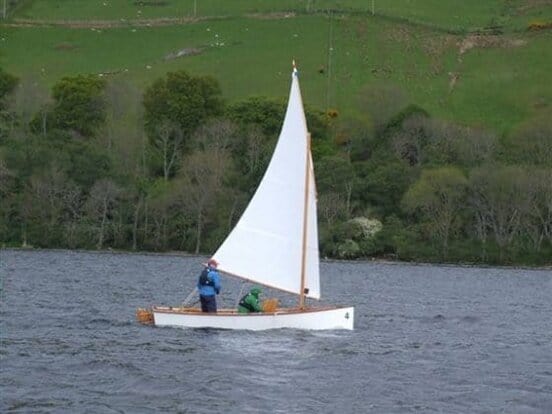 RAID event with Goat Island Skiff in Scotland. storerboatplans.com