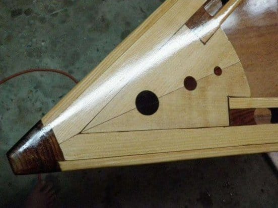 fancy bow knee by goodman family on Goat Island Skiff - storer boat plans