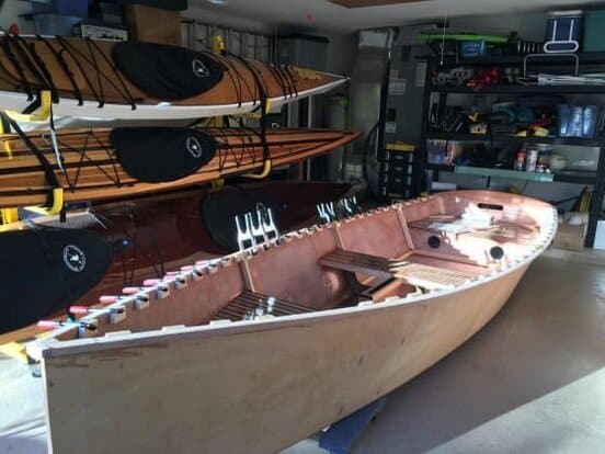 Mark Nye fits the inwale spacers to his GIS and explains how he sets them up. Storer boat plans