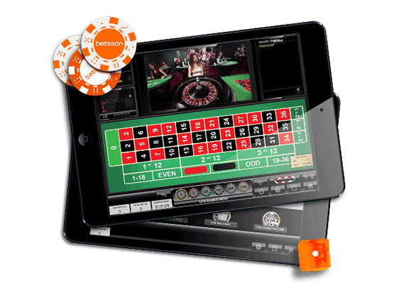 Mobile Live Dealer Game at betsson