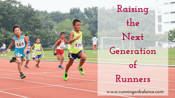 kids running track active