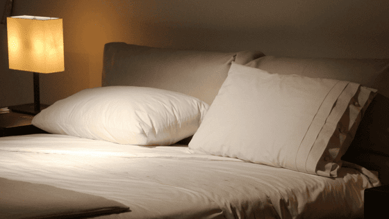bed in the evening bedtime routines