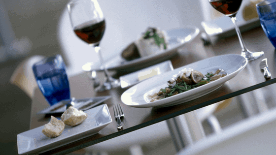 fancy dining table