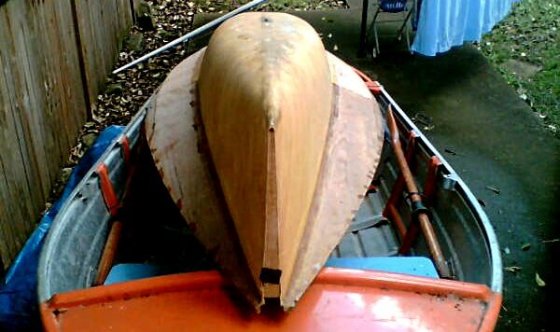 Balsa strip skiff moth a long time after '83/4