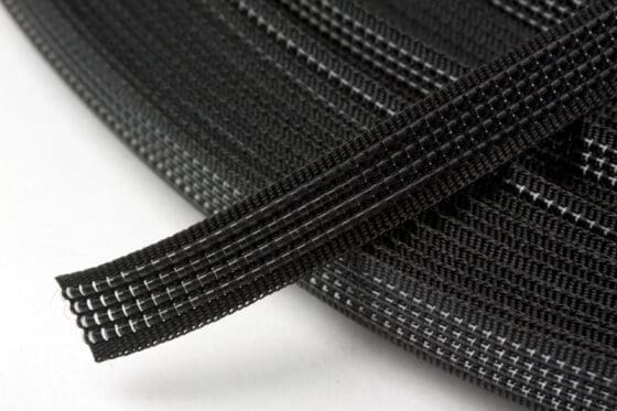 Hemline Polyester Boning 8mm - Black - Sold by the metre
