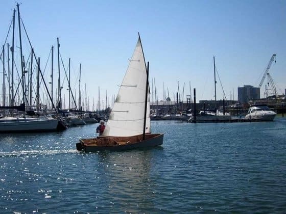 George Isted and Sneaky Shark of the UK on launching day