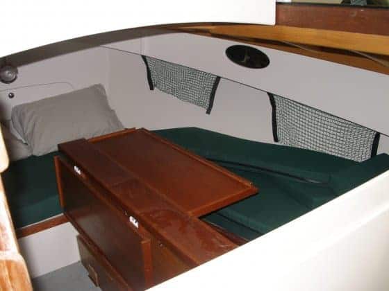 Fenwick Williams Catboat built in cedar strip at DuckFlat Wooden Boats Australia. detail design work by storerboatplans.com