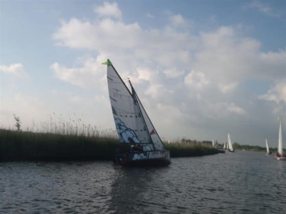 Netherlands BRIO Sail Marathon Goat Island Skiff 2017: storerboatplans.com