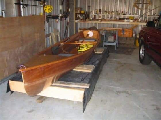 Eureka light ply canoe built by Peter McKenzie, Burrum heads, Hervey Bay, Sunshine Coast Queensland: Storerboatplans.com