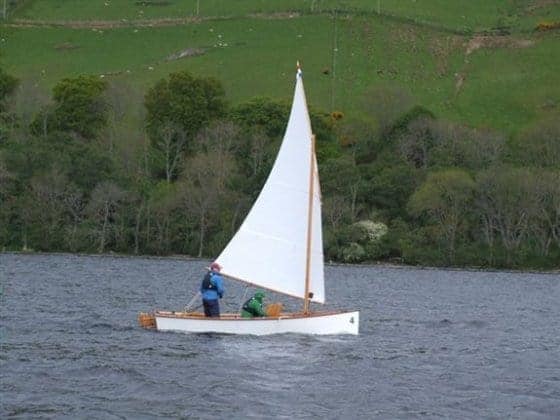 RAID event with Goat Island Skiff in Scotland. storerboatplans.com