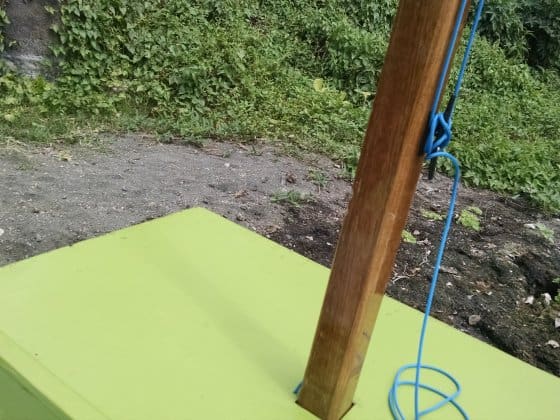 halyard cleat for cheap lug rig setup - storer boat plans