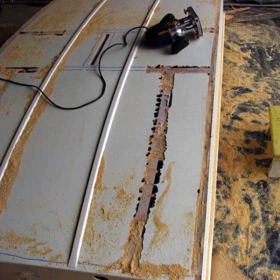 Replace hull panels overnight. Fast boat repairs : Storer boat plans