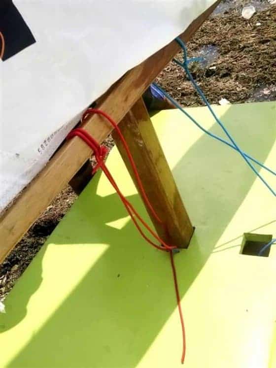 correct downhaul setup for balance lug rig cheapest downhaul option - oz goose sailboat plan