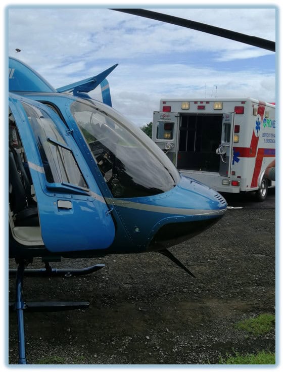Helicóptero ambulancia