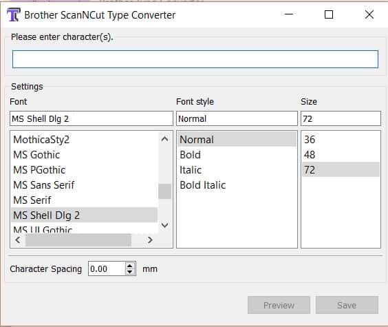 Canvas Workspace Typeconverter image and description