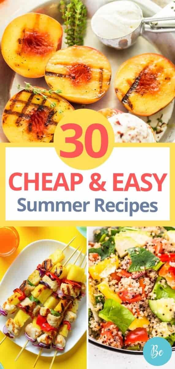 easy and cheap summer meals