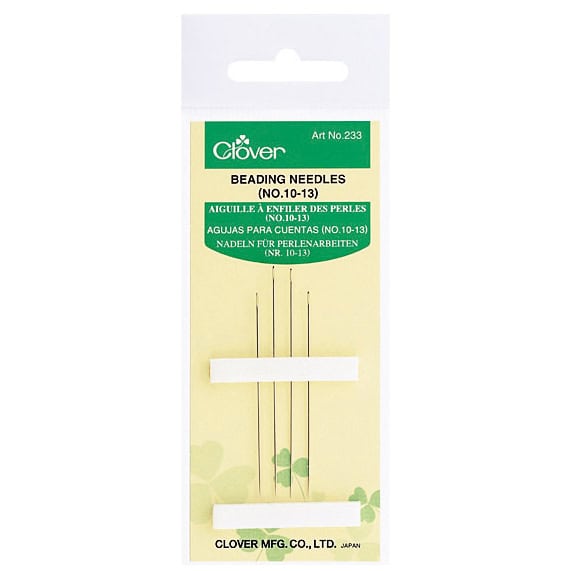 Clover Gold Eye Beading Needles - No 10 - 13