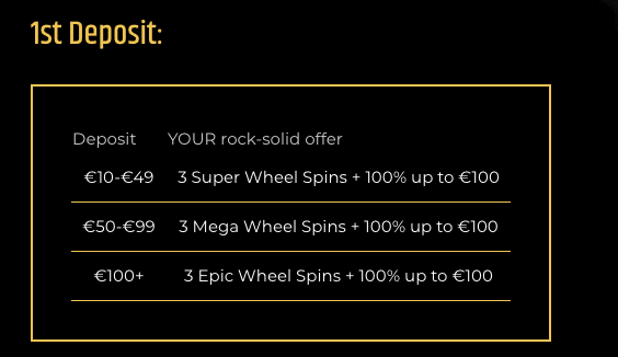 Metal Casino Bonuses