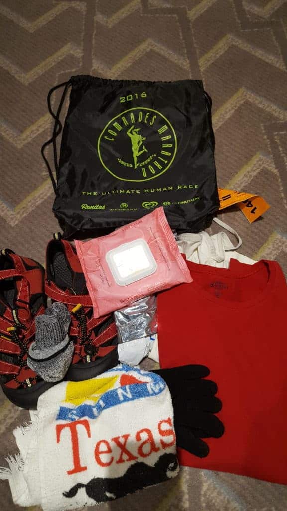 comrades finish bag