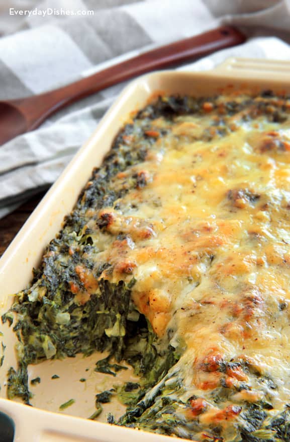 spinach gratin