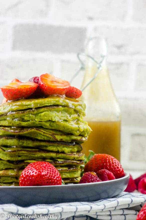Gluten free spinach pancakes That Girl Cooks Healthy