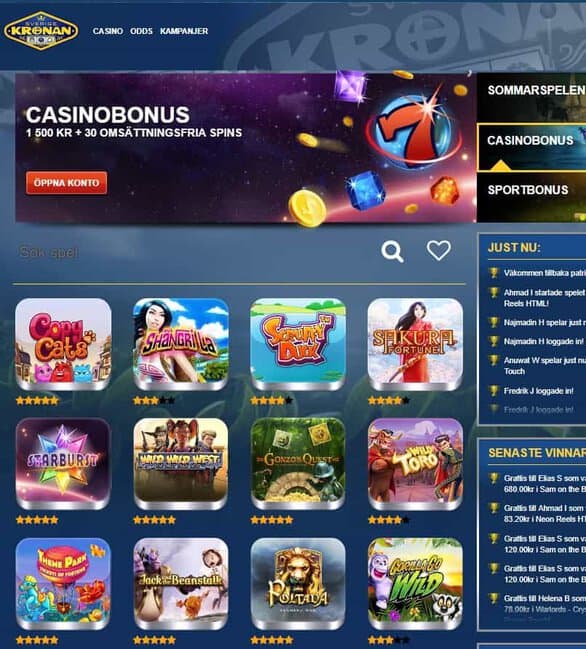 Sverige Kronan Review 