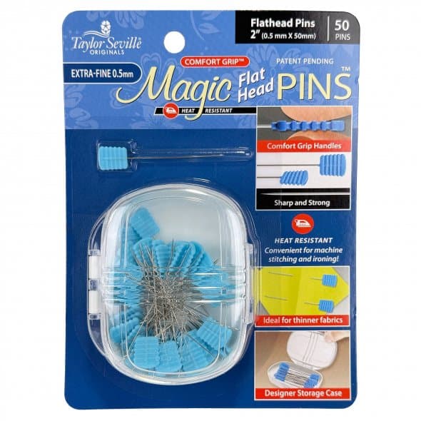 Magic Pins - Flathead Pins - Extra Fine - 50 Pins