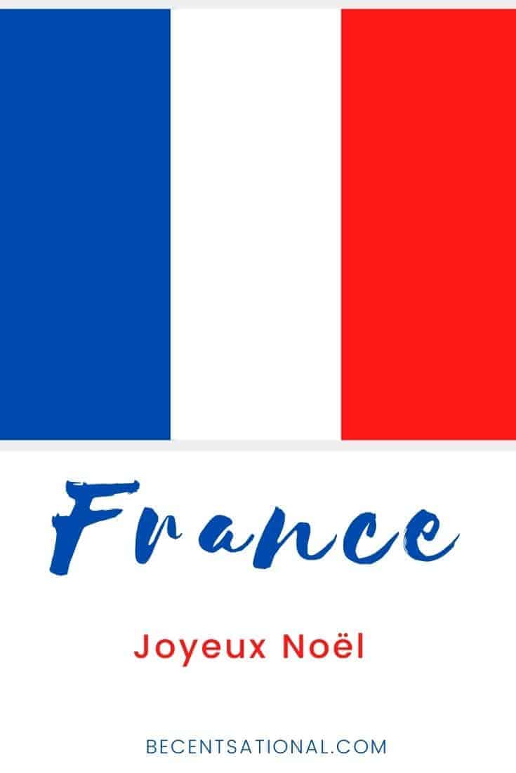 How to say Merry Christmas in French