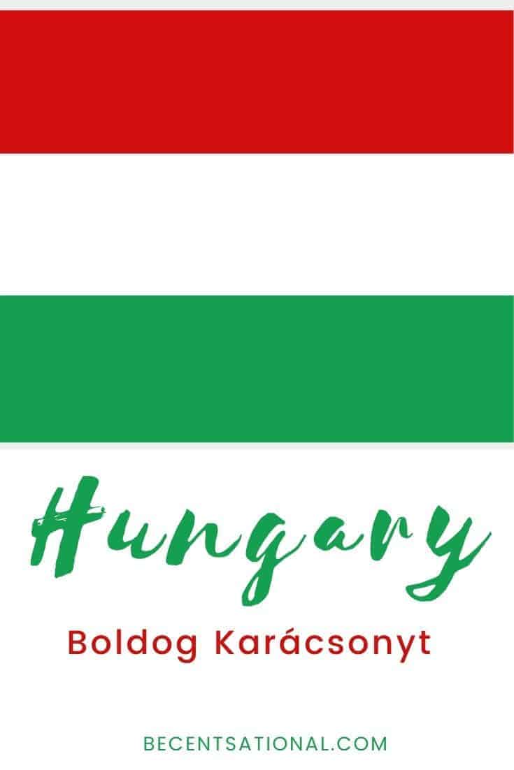How to say Merry Christmas in Hungarian