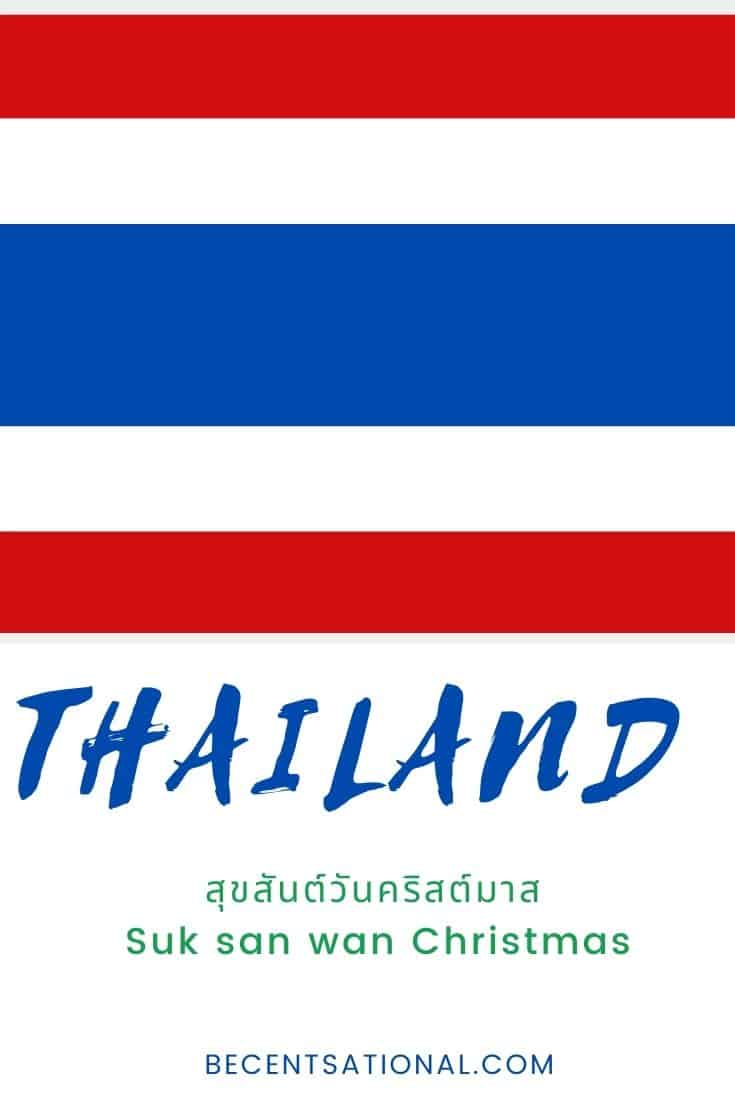 How to say Merry Christmas in Thai