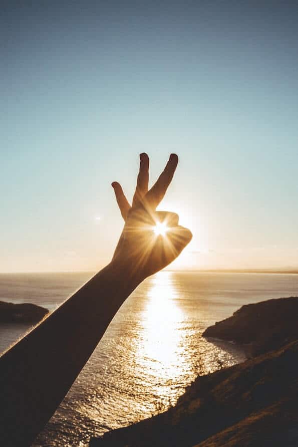 Hand in Sunlight Getting Vitamin D