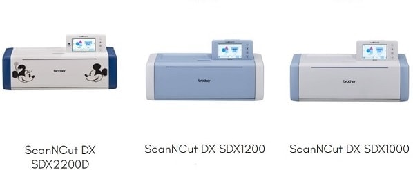 Scan N Cut models currently advertised as available on the Brother Australian website.