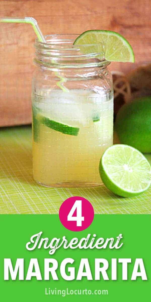 This easy Easy Beer Margarita Recipe will wow your guests! With only 4 ingredients, this tasty margarita served in mason jars makes your party extra festive and perfect for Cinco De Mayo! #margarita #drinks