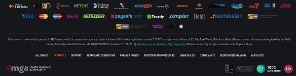 Betamo Banking (deposit & cashout)