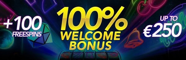 100% bonus and 100 free spins