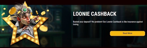 Loonie Cashback Bonus