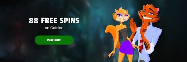 88 free spins on Catsino 