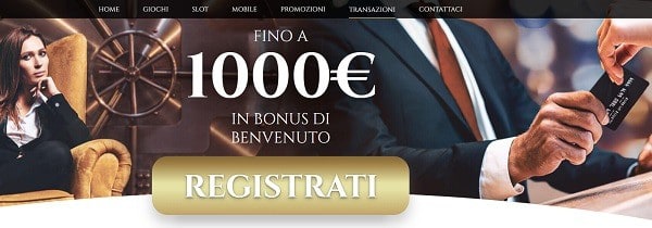 1.000 EUR di bonus di benvenuto e 100 giri gratuiti su slot machine!