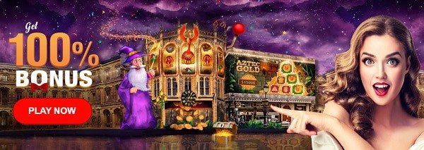 100% bonus on first deposit