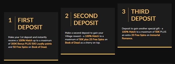 Exclusive Welcome Bonus for new players to Jackpot Village Casino!