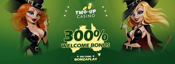 US/AU Casino welcome bonus: 300%