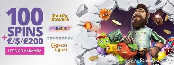 100 Free Spins + 100% Welcome Bonus