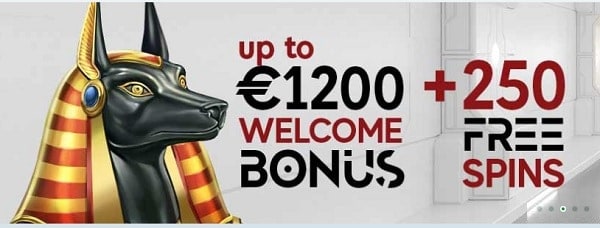 GoPro Casino 1200 EUR and 250 free spins