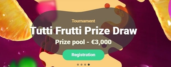 Yoyo tutti frutti prize draw